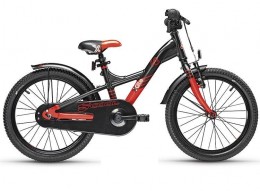 S'COOL велосипед для мальчика XXlite 18" alu 1sp черный/красный