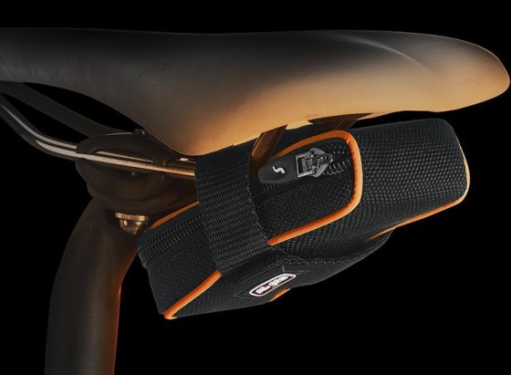 Сумочка под седло SCICON Elan 210 Velcro Fluo 0.21L Black/Orange