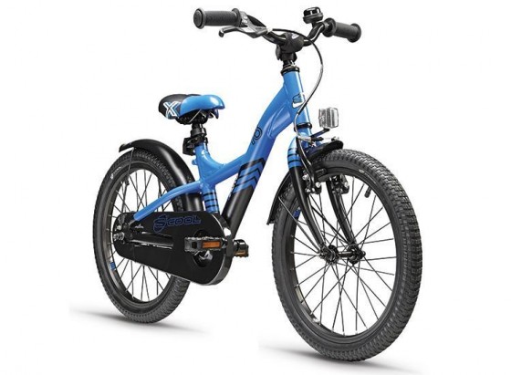 SCOOL велосипед для мальчика XXlite 18" alu 1sp синий/черный
