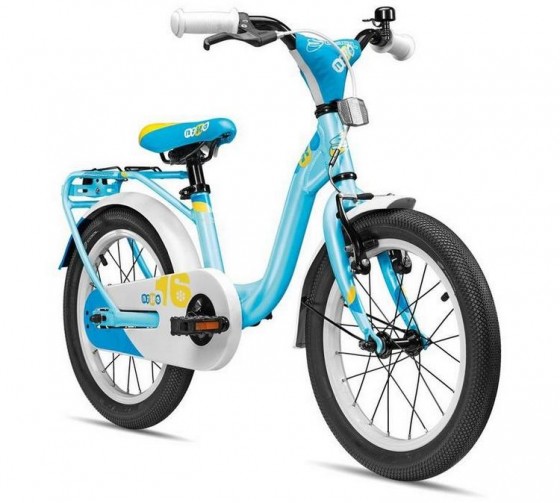 SCOOL велосипед для девочки niXe 16" alu 1sp бирюзовый
