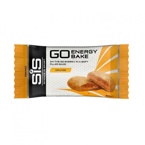 Печиво з начинкою SiS GO Energy Bake 12x50g Orange