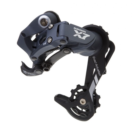 Переключатель задний SRAM  X-7  9s сред, серый (5690)