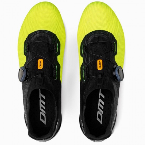 Велотуфли DMT KR4 Road Black/Yellow Fluo