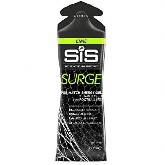 Гель SiS Surge Gel + Caffeine 60ml Lime