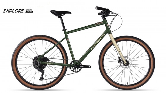 Велосипед PARDUS Explore Sport Urban Green/Tan
