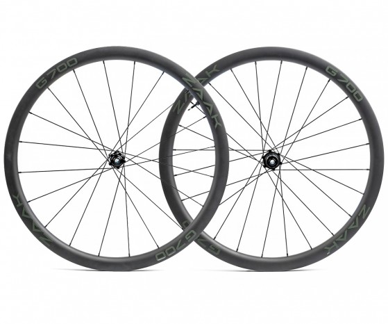 Колеса ZAAK Gravel Disc HG11/12s 12-100/12-142 Carbon 38mm Dark Clincher/Tubeless