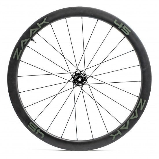 Колеса ZAAK Road Disc HG11/12s Carbon 45mm Dark Clincher/Tubeless