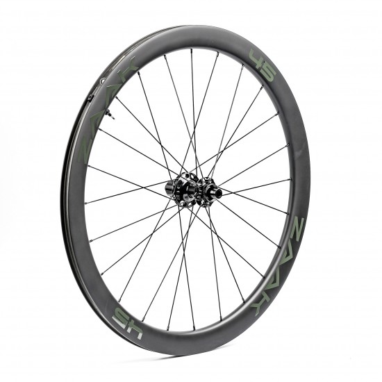 Колеса ZAAK Road Disc HG11/12s Carbon 45mm Dark Clincher/Tubeless