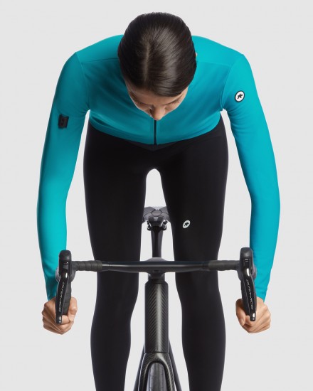 Веломайка ASSOS Uma GT Spring Fall Jersey C2 Turquoise Green lady L