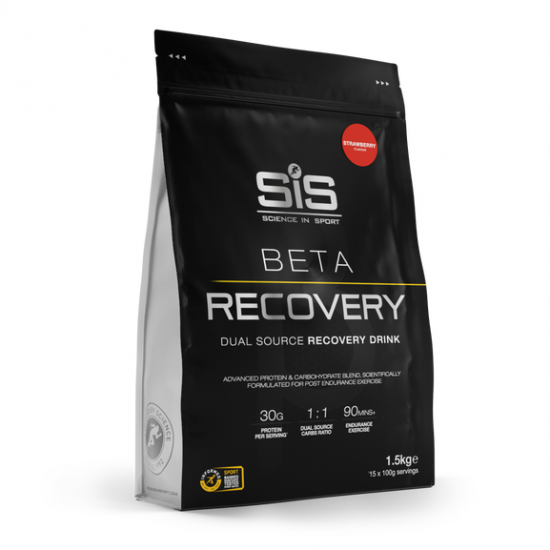 Напій відновлювальний SіS Beta Recovery 1.5kg Strawberry