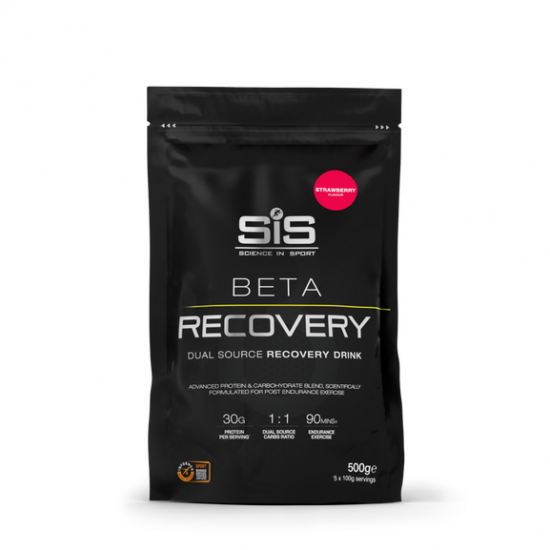 Напій відновлювальний SіS Beta Recovery 500g Strawberry