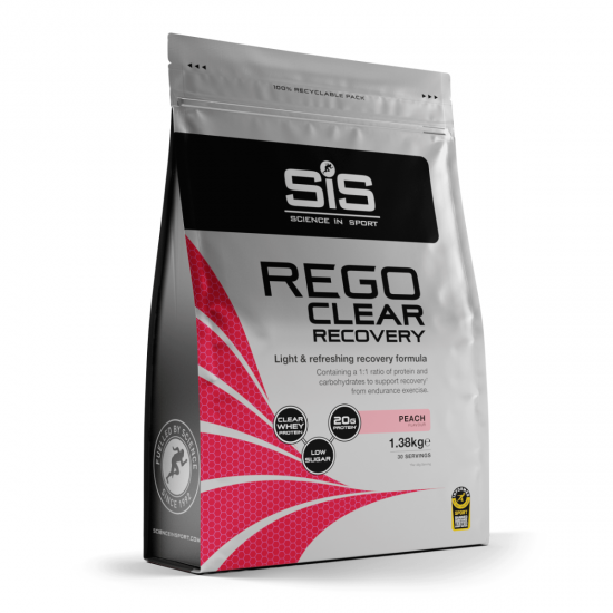 Напій відновлювальний SіS Powder REGO CLEAR 1.38kg Peach