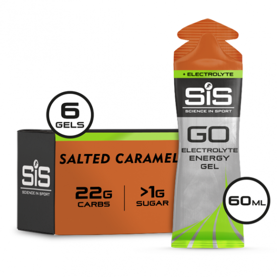 Гель SIS GO + Electrolyte Gel 1x60ml Salted Caramel