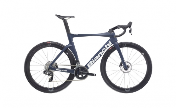 Велосипед BIANCHI Road Oltre Comp Ultegra Di2 12s Blue-Grey//Off White Full Matt 57