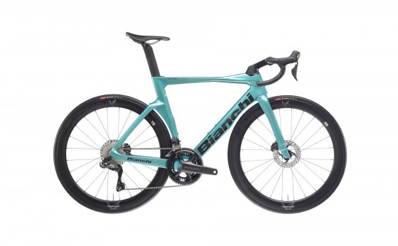 Велосипед BIANCHI Road Oltre Comp Ultegra Di2 12s Metallic Celeste/Black Full Glossy 53