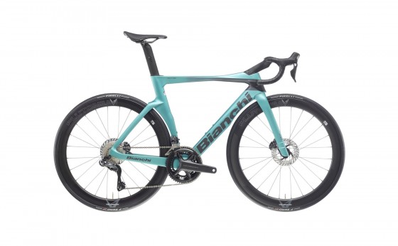 Велосипед BIANCHI Road Oltre Pro Ultegra Di2 12s VP50 Metallic Celeste/Graphite Full