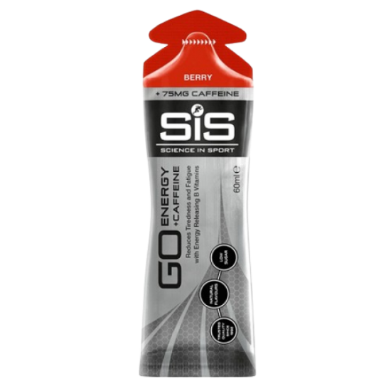 Гель SiS GO + Caffeine Gel 1x60ml Berry
