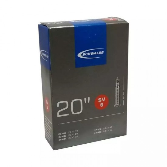 Камера Schwalbe 20" (28-40*406)(1.1- 1,5) Presta 40мм (12658)