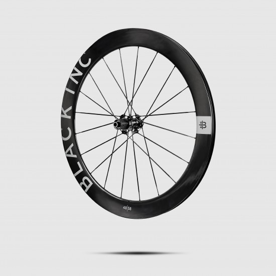 Колеса BLACK INC Road 48/58 Clincher + Ceramecspeed HD Silver Label Black Silver