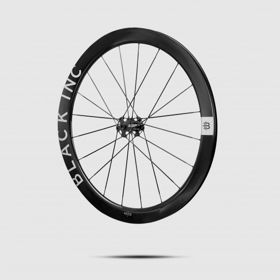 Колеса BLACK INC Road 48/58 Clincher + Ceramecspeed HD Silver Label Black Silver