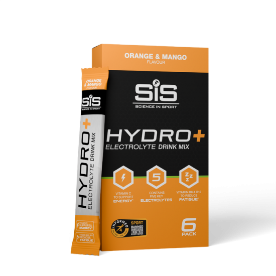 Напій електролітичний SIS Hydro+ Electrolyte drink mix 6x 4,1gr Orang Mango