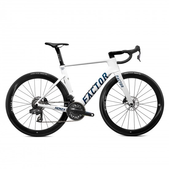 Велосипед FACTOR Road Monza Sram Force PM 170/ Bar 40x90/Bi 45CD Pearl White 54 см