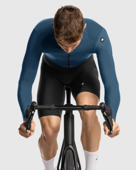 Веломайка ASSOS EQUIPE R Spring Fall Jersey S11 Petrol Blue