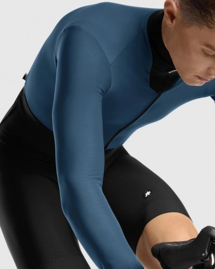 Веломайка ASSOS EQUIPE R Spring Fall Jersey S11 Petrol Blue