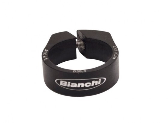 Хомут подседельный BIANCHI Methanol SX SCL X-Carbon System Alu Black 38.35mm