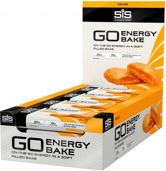 Печиво з начинкою SiS GO Energy Bake 12x50g Orange