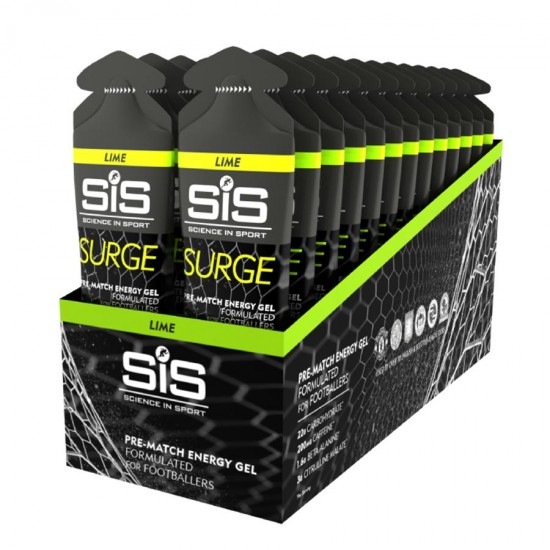 Гель SiS Surge Gel + Caffeine 30x60ml Lime