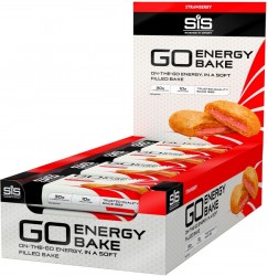 Печенье с начинкой SiS GO Energy Bake 12x50g Strawbery