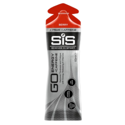 Гель SiS GO + Caffeine Gel 1x60ml Berry