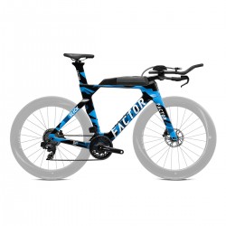Велосипед FACTOR Triathlon Slick Sram Force 172,5/ w/o Wheels Nebula Blue 58 см