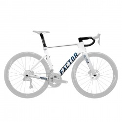 Рама FACTOR Road Monza Bar 36x80 (w/o BB) Pearl White 49 см