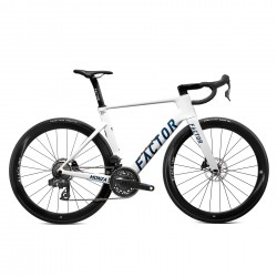 Велосипед FACTOR Road Monza Sram Force PM 170/ Bar 40x90/Bi 45CD Pearl White 54 см
